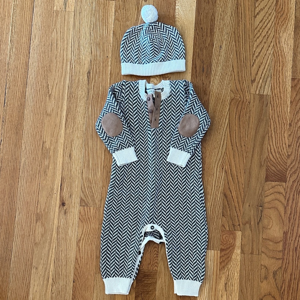 Hope & Henry one piece with hat set